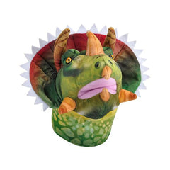 DINO PUPPET TRICERATOPS WITH SOUND 12 INCH