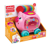 Winfun Pull Along Counting Piggy Bank