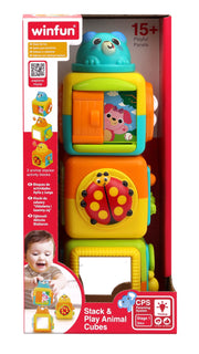 Winfun Stack & Play Animal Cubes