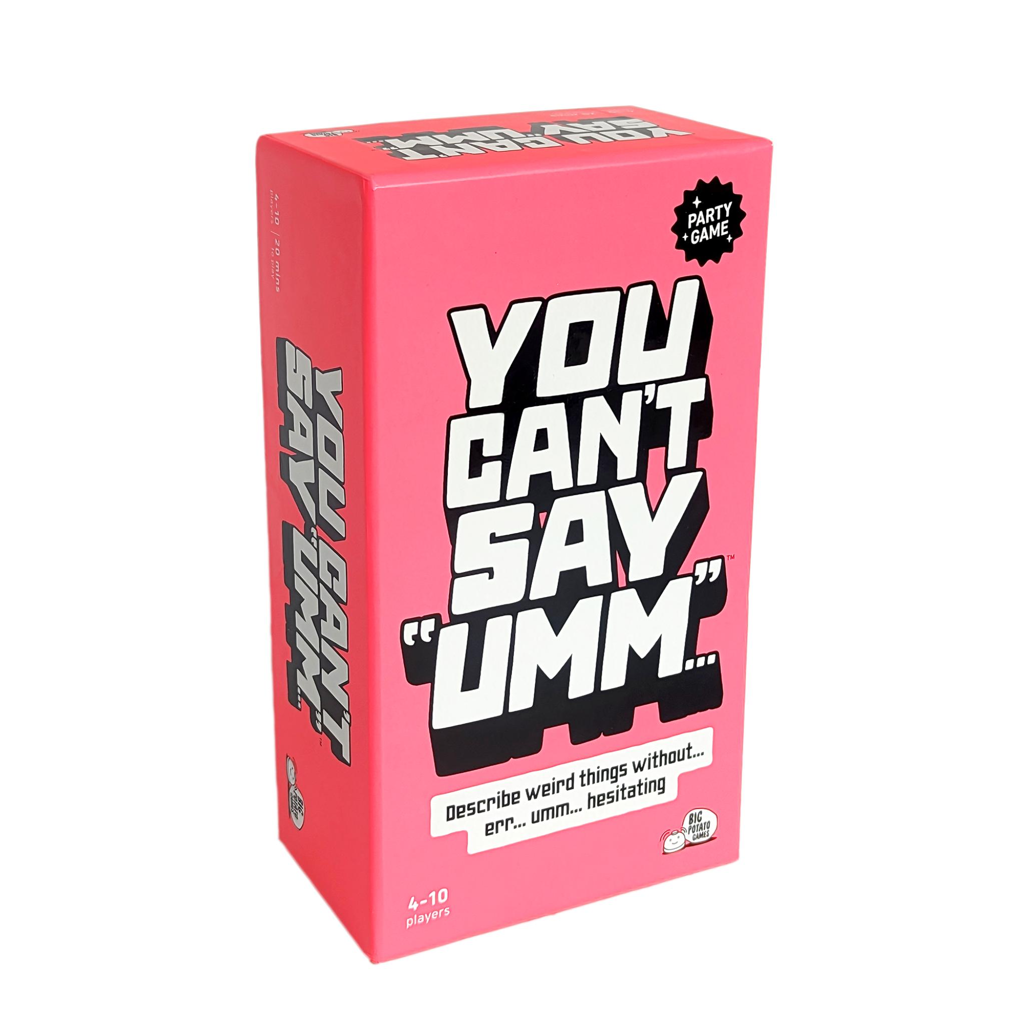 Big Potato You Can't Say "Umm" Game