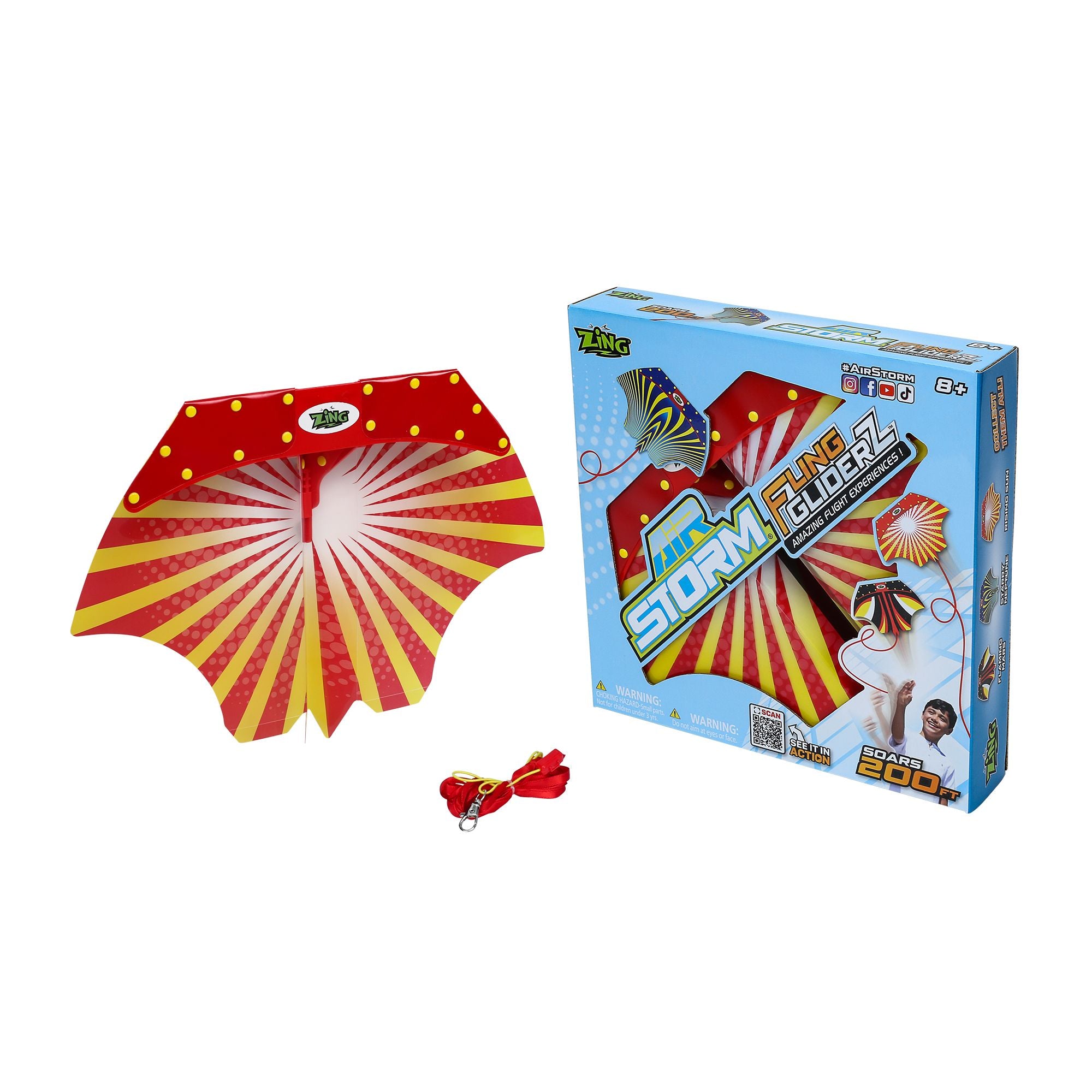 Zing Air Storm Fling Gliderz Assorted Styles