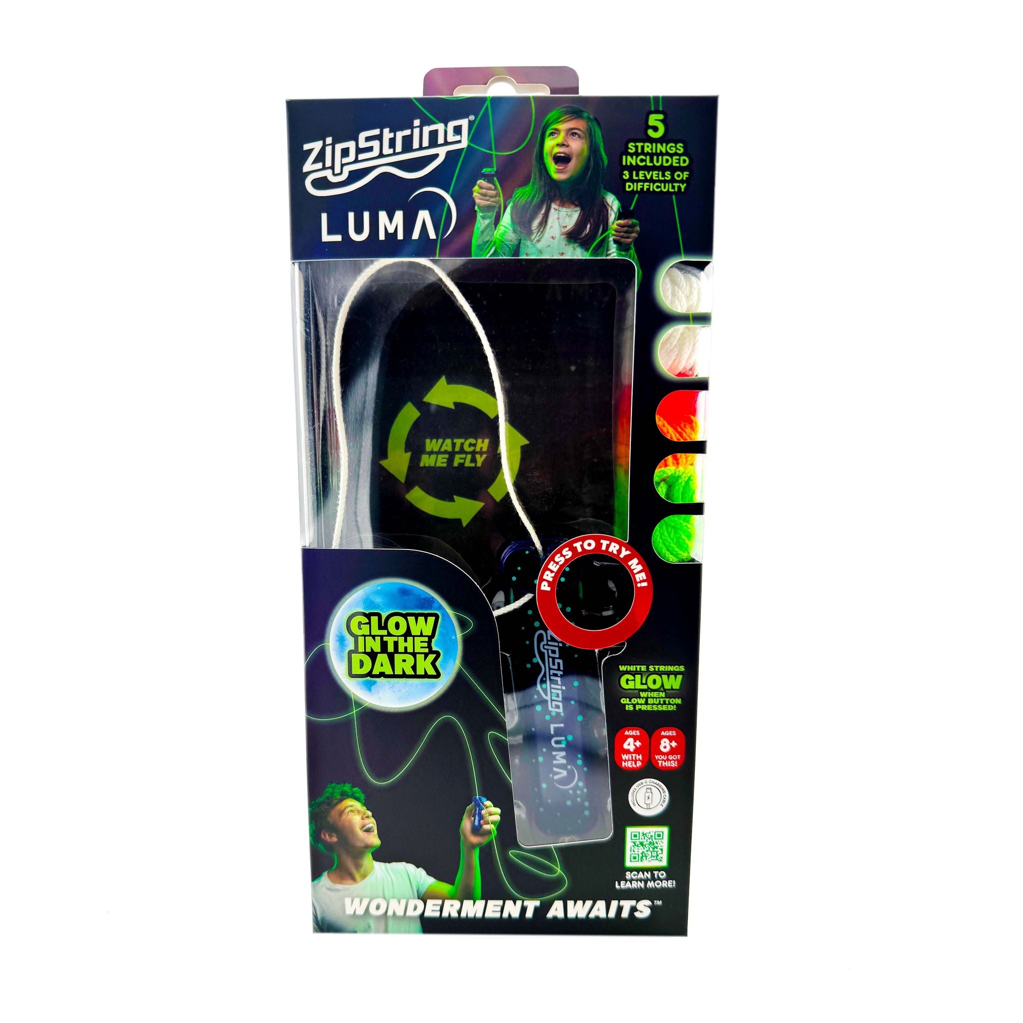 ZipString Luma Glow in the Dark Edition Assorted Styles