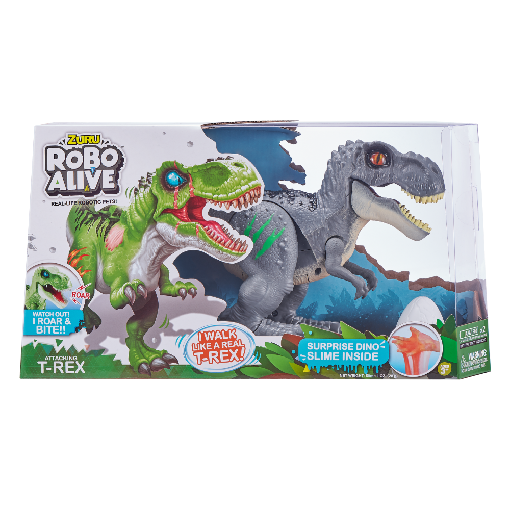 ZURU Robo Alive Dinosaur With Slime Assorted Colors