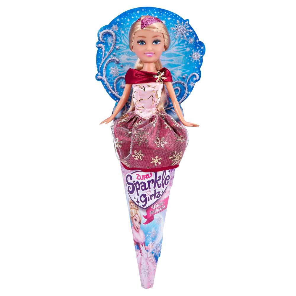 ZURU Sparkle Girlz Winter Princess Cone Doll Assorted Styles