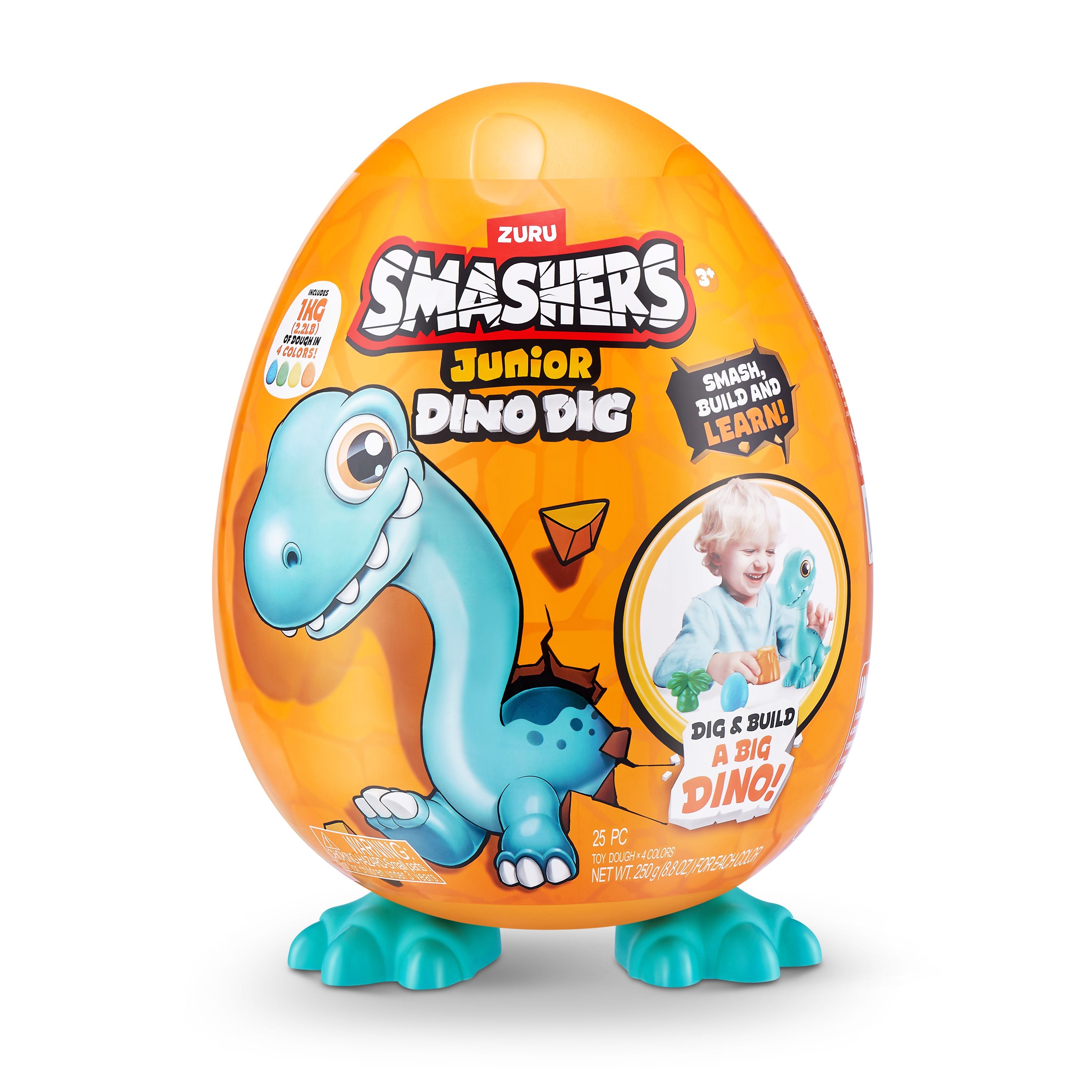 Dinosaur Box Science ZURU Smashers Junior Dino Dig Egg Assorted Styles