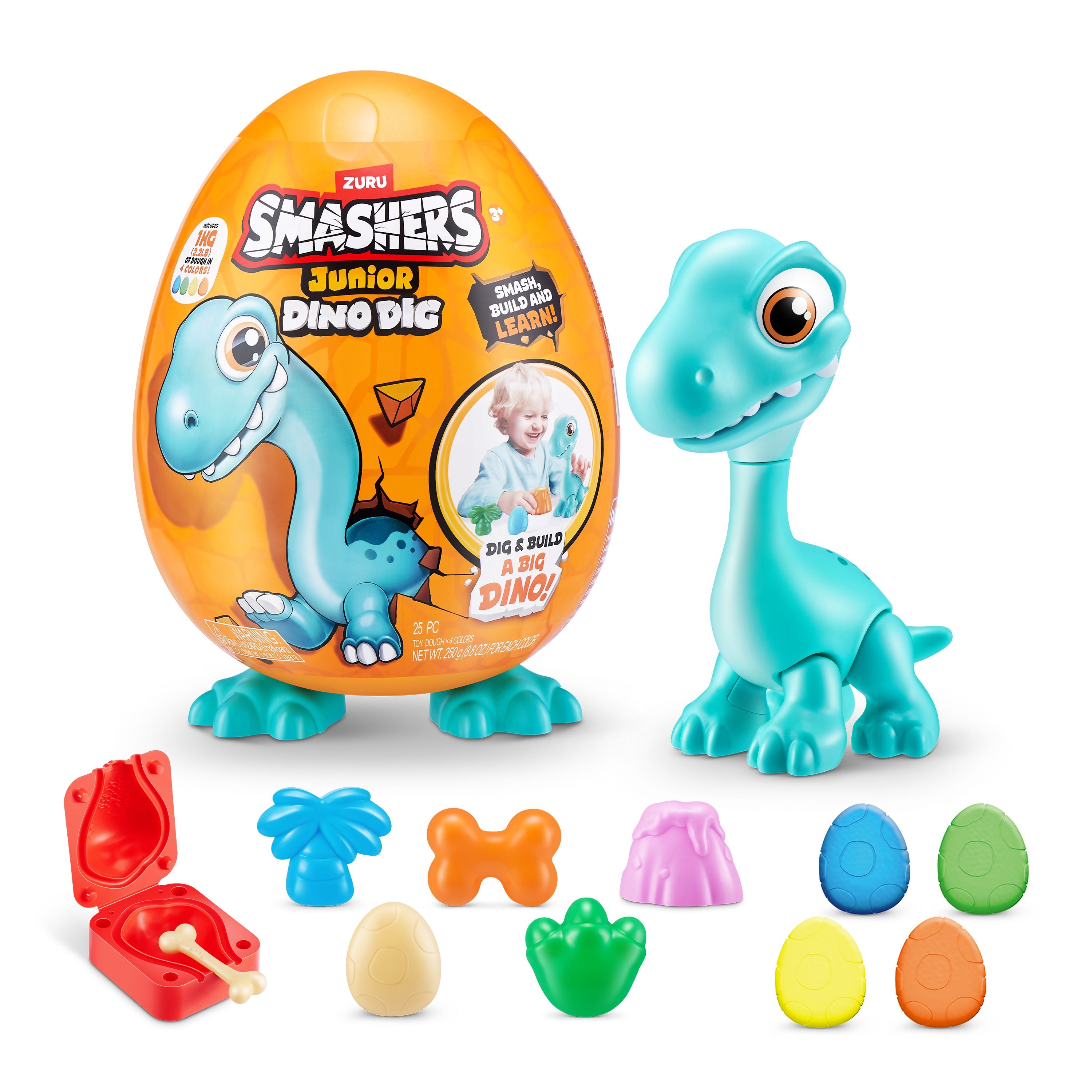 ZURU Smashers Junior Dino Dig Series 1 Large Egg Assorted Styles
