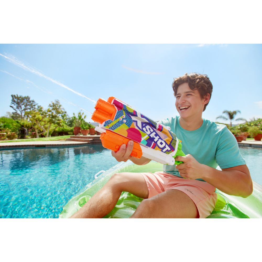 ZURU XSHOT Skins Fast Fill Pump Action Water Blaster Assorted Styles