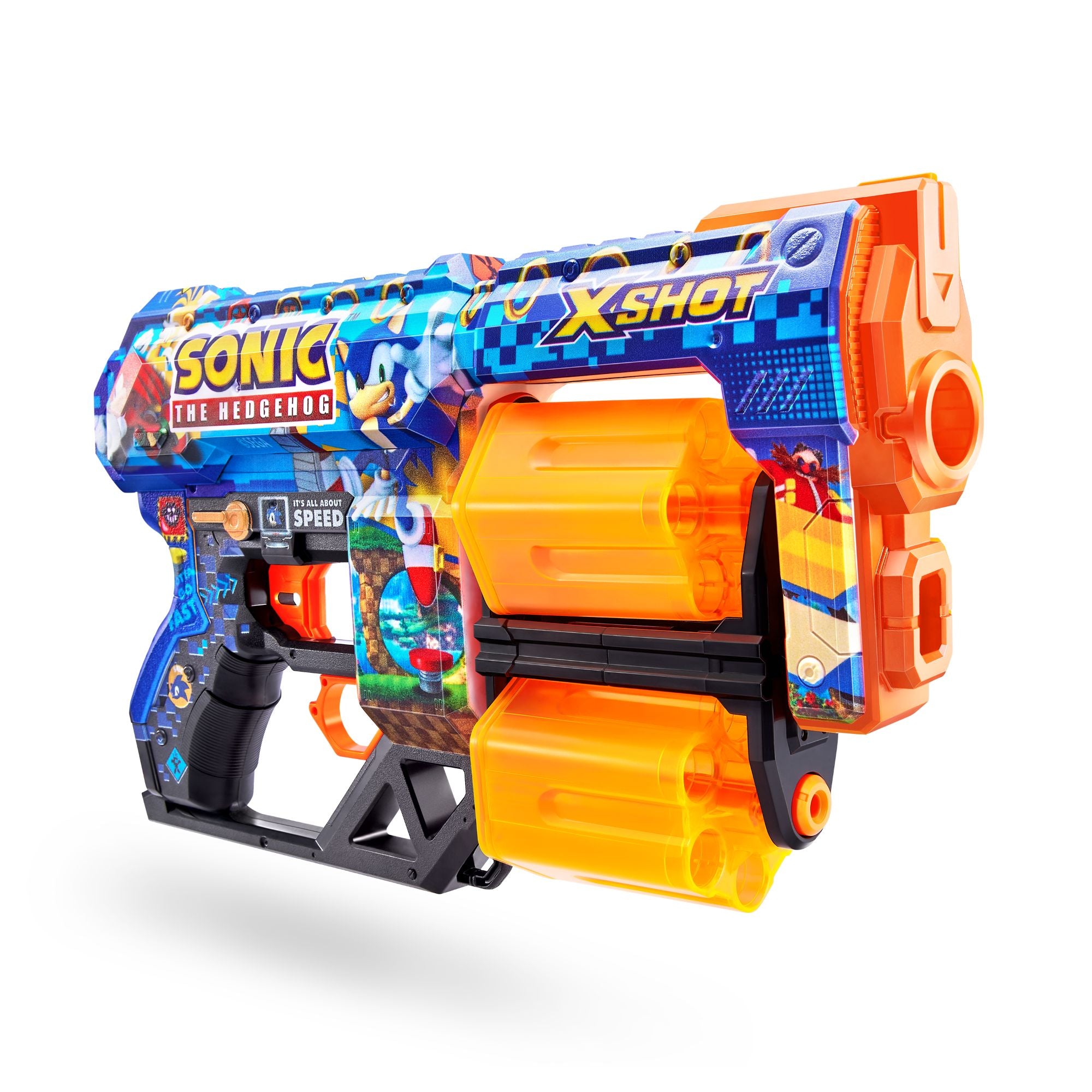 ZURU XSHOT Skins Dread Dart Blaster Sonic The Hedgehog