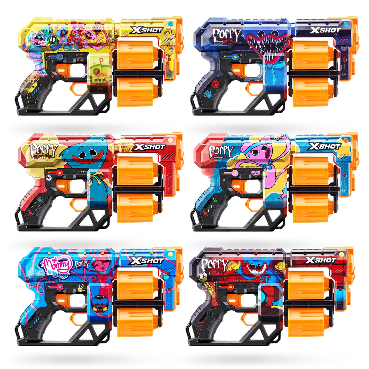 ZURU XSHOT Skins Dread Poppy Playtime Toony
