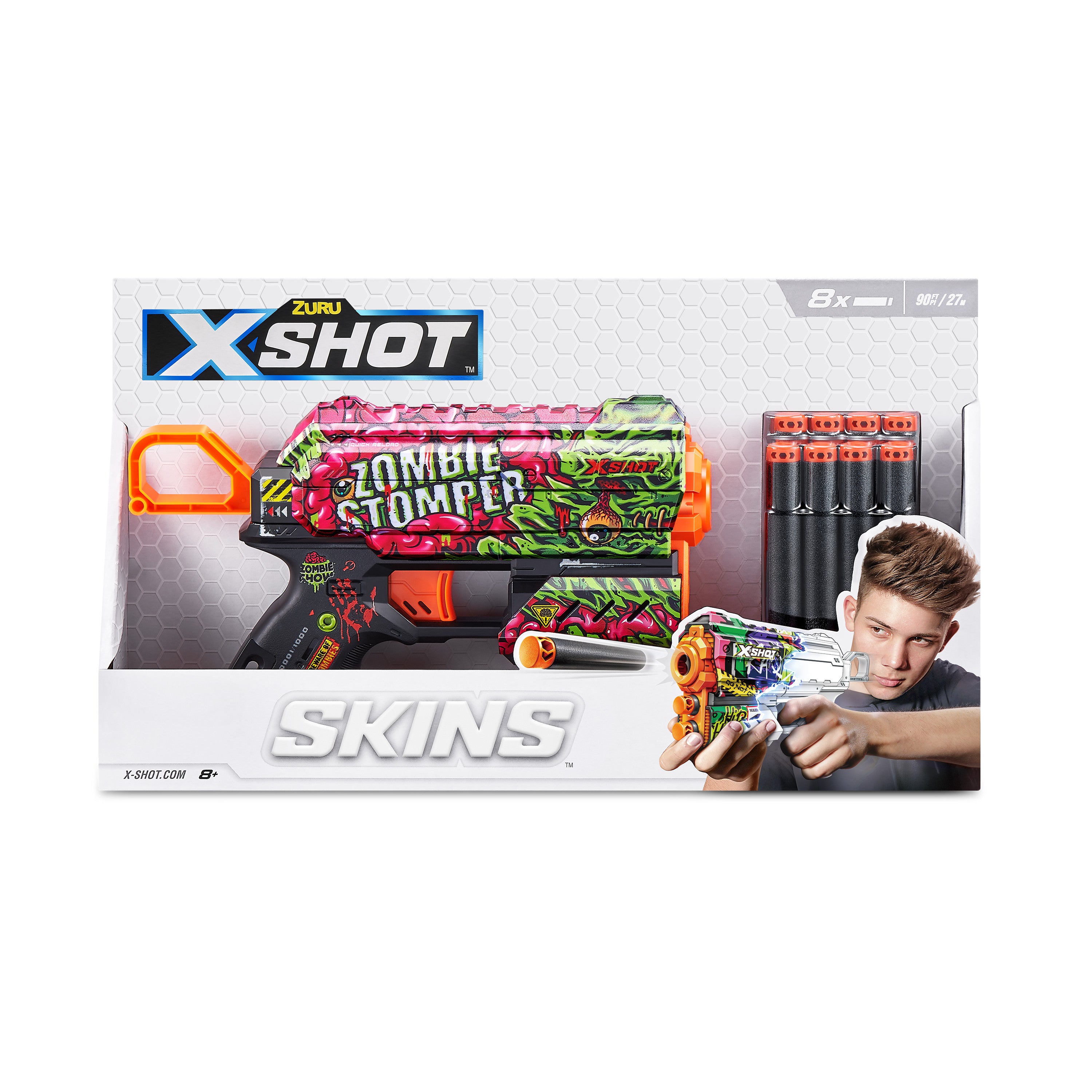 ZURU XSHOT Skins Flux Dart Blaster Assorted Styles