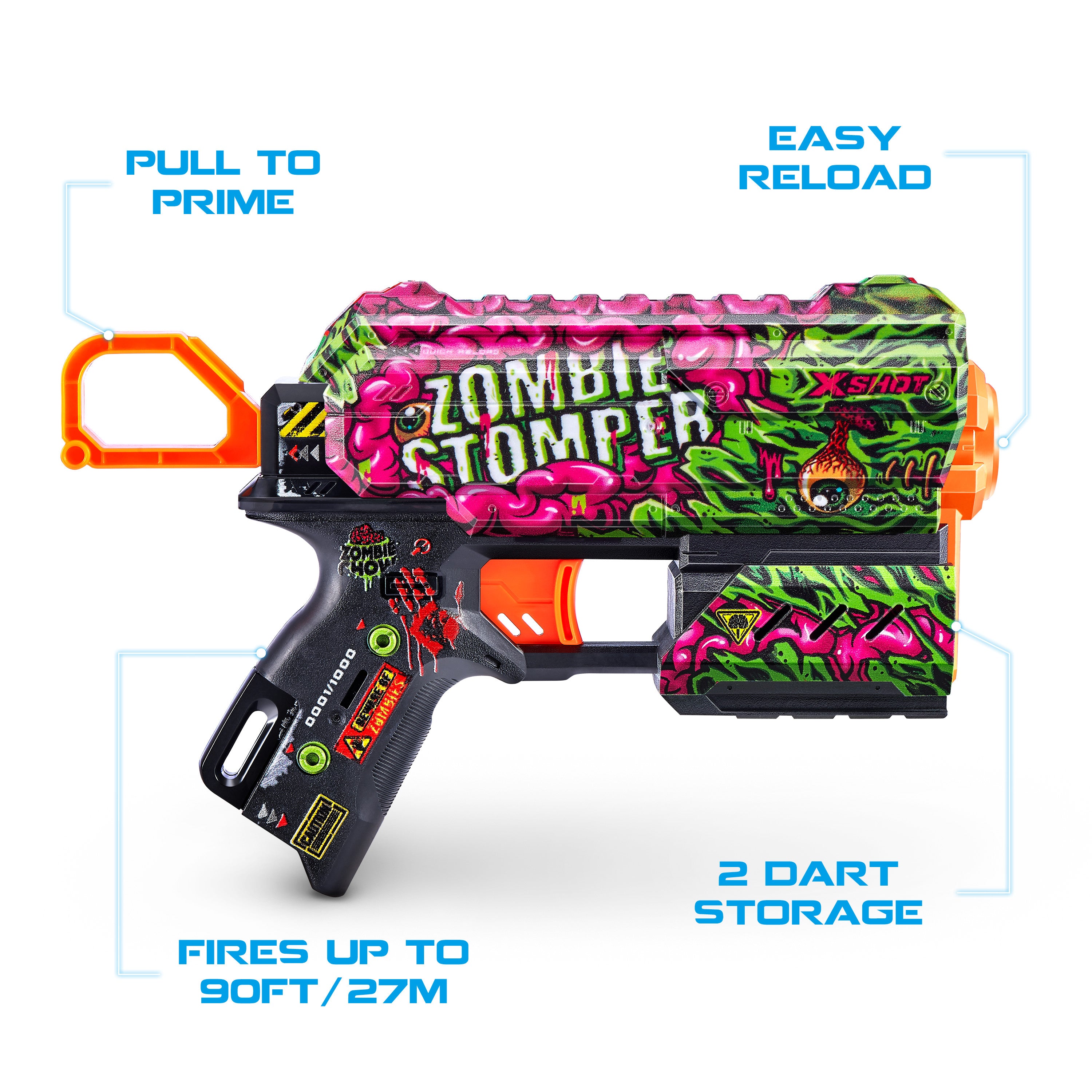 ZURU XSHOT Skins Flux Dart Blaster Assorted Styles