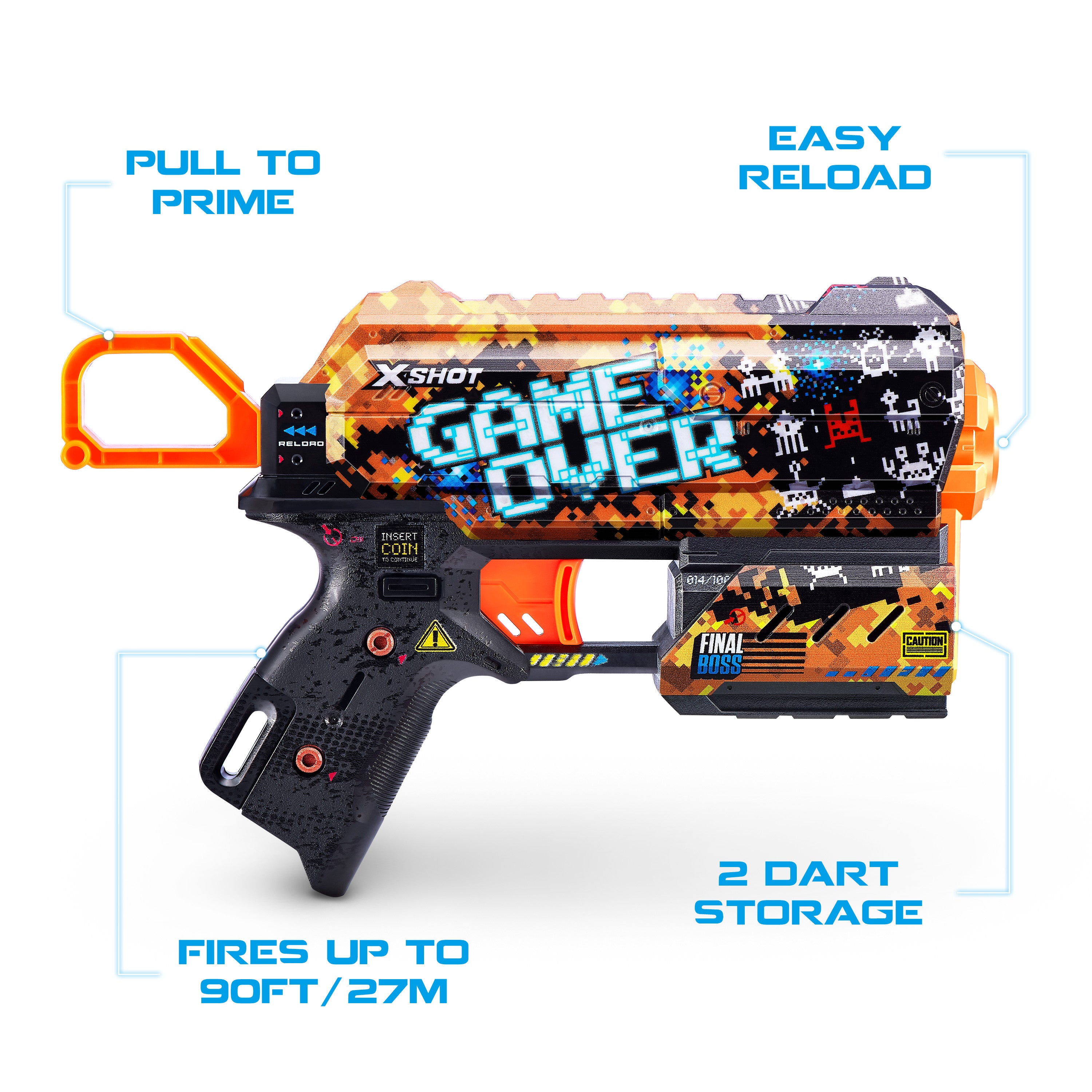 ZURU XSHOT Skins Flux Dart Blaster Assorted Styles