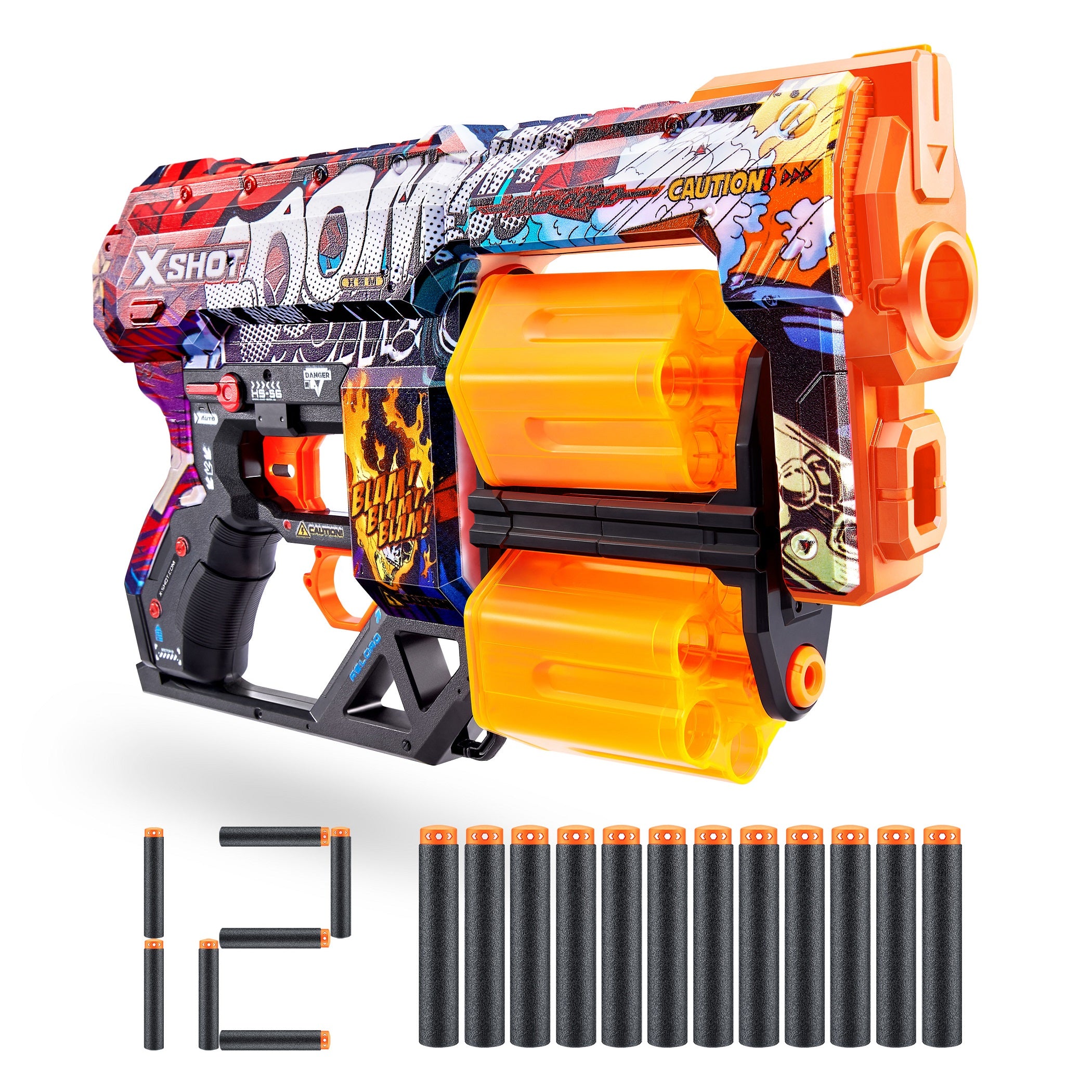 ZURU XSHOT Skins Dread Blaster Assorted Styles