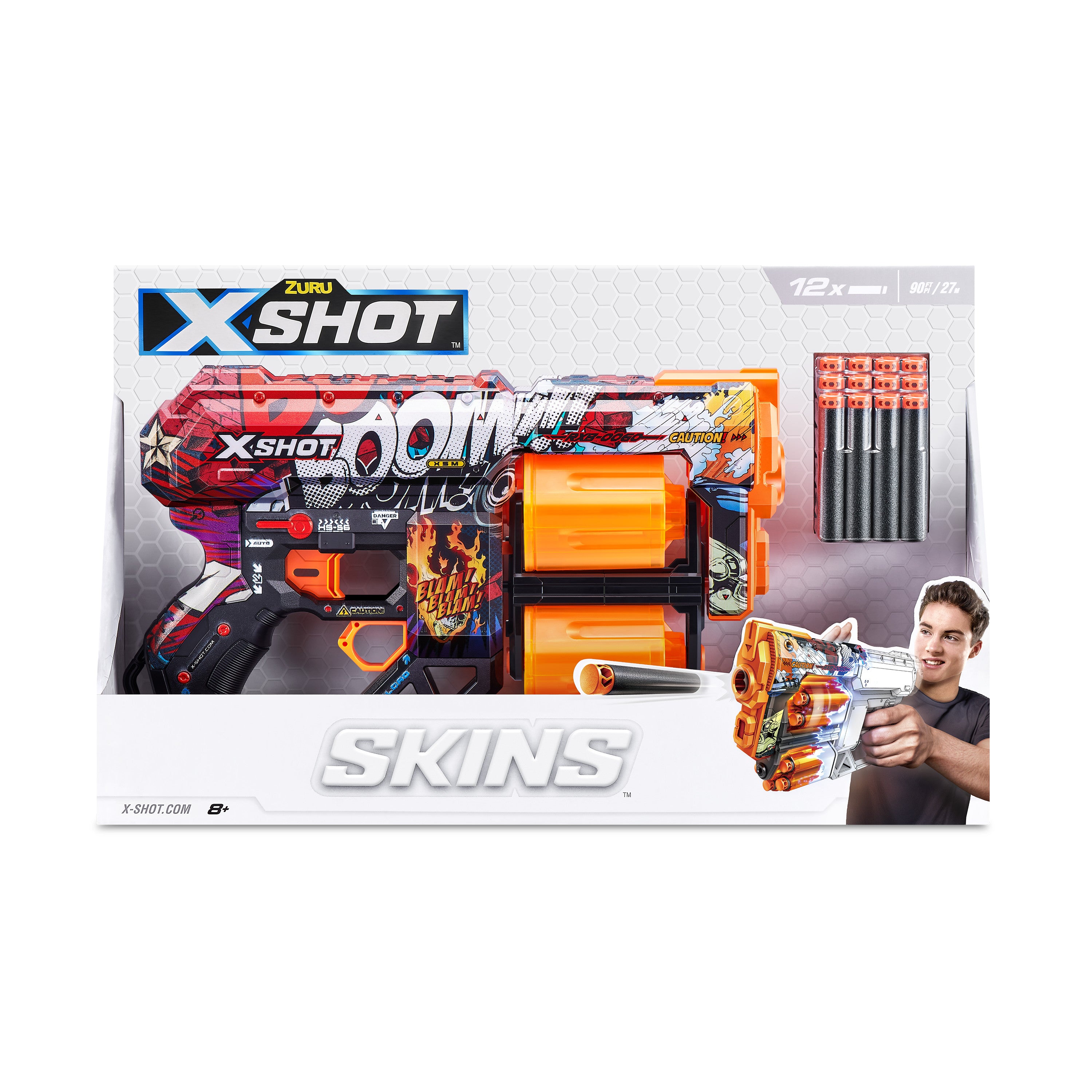 ZURU XSHOT Skins Dread Blaster Assorted Styles