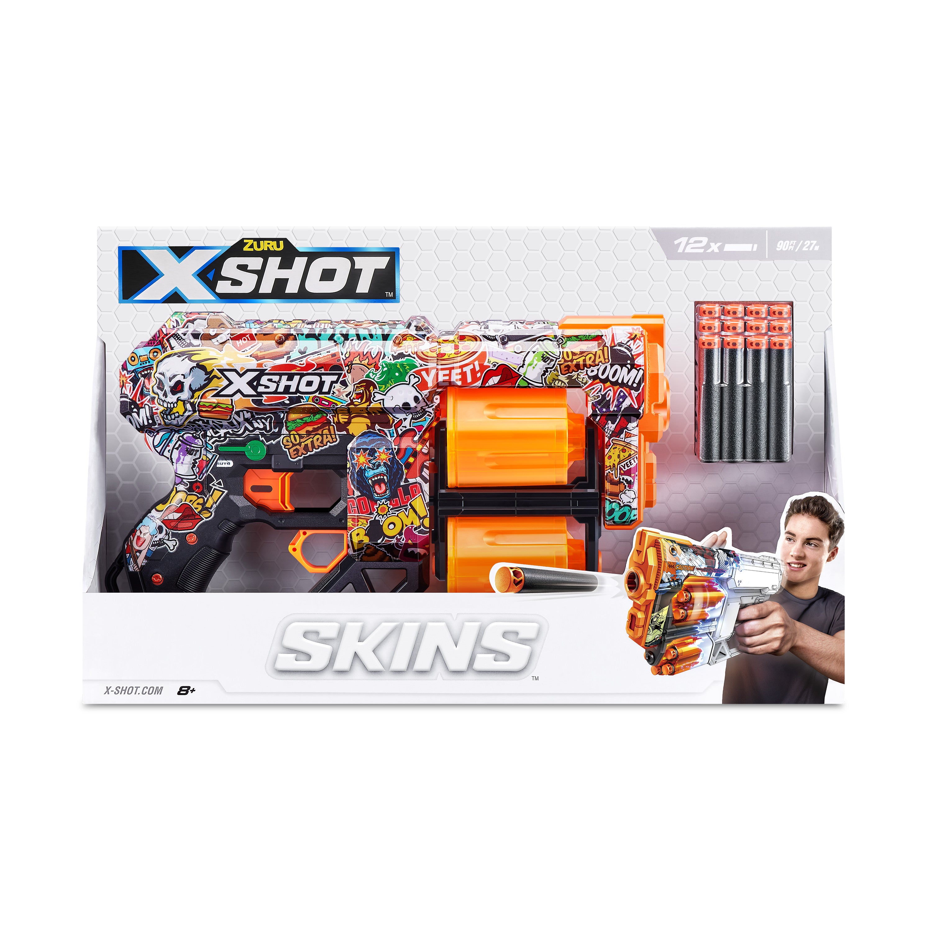 ZURU XSHOT Skins Dread Blaster Assorted Styles