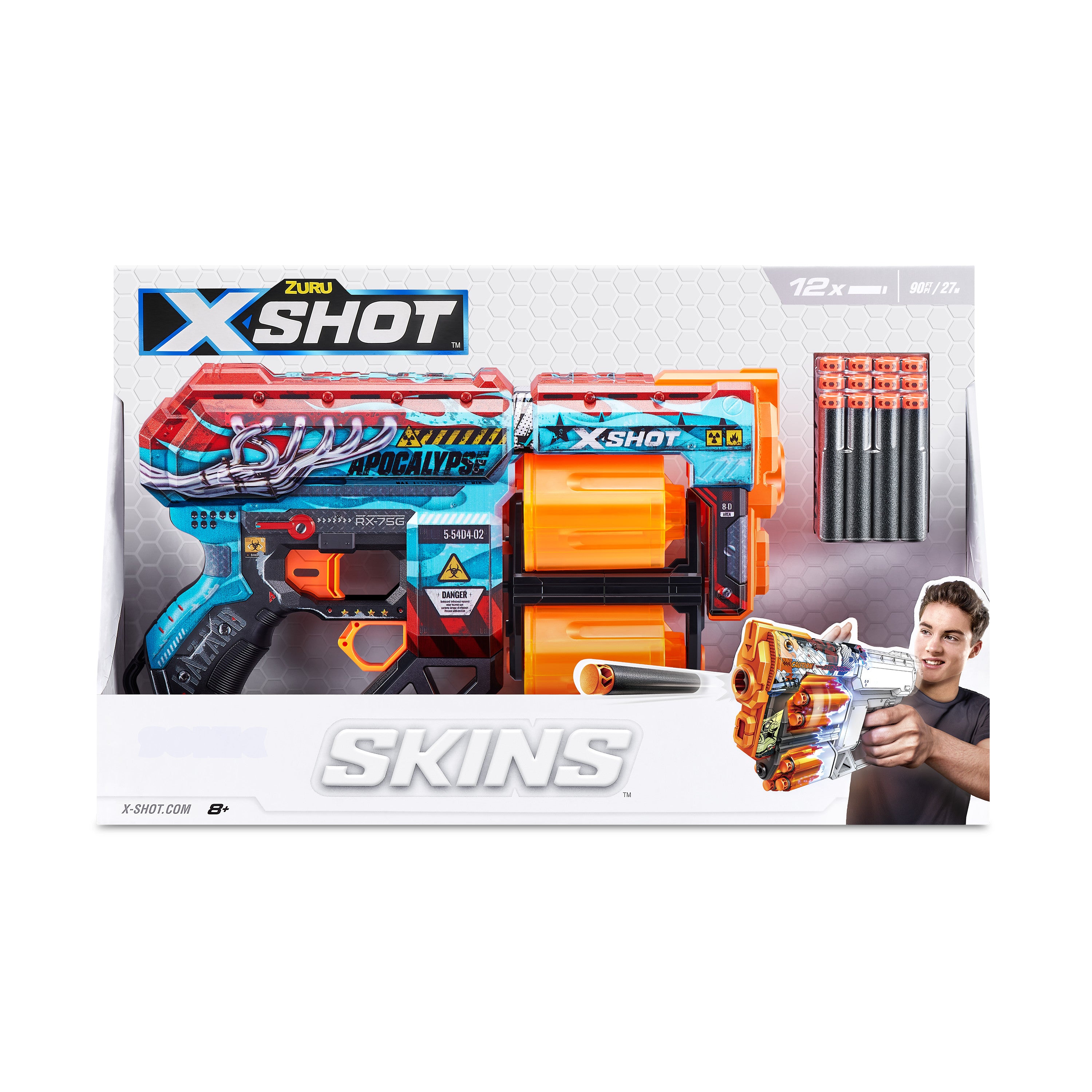 ZURU XSHOT Skins Dread Blaster Assorted Styles