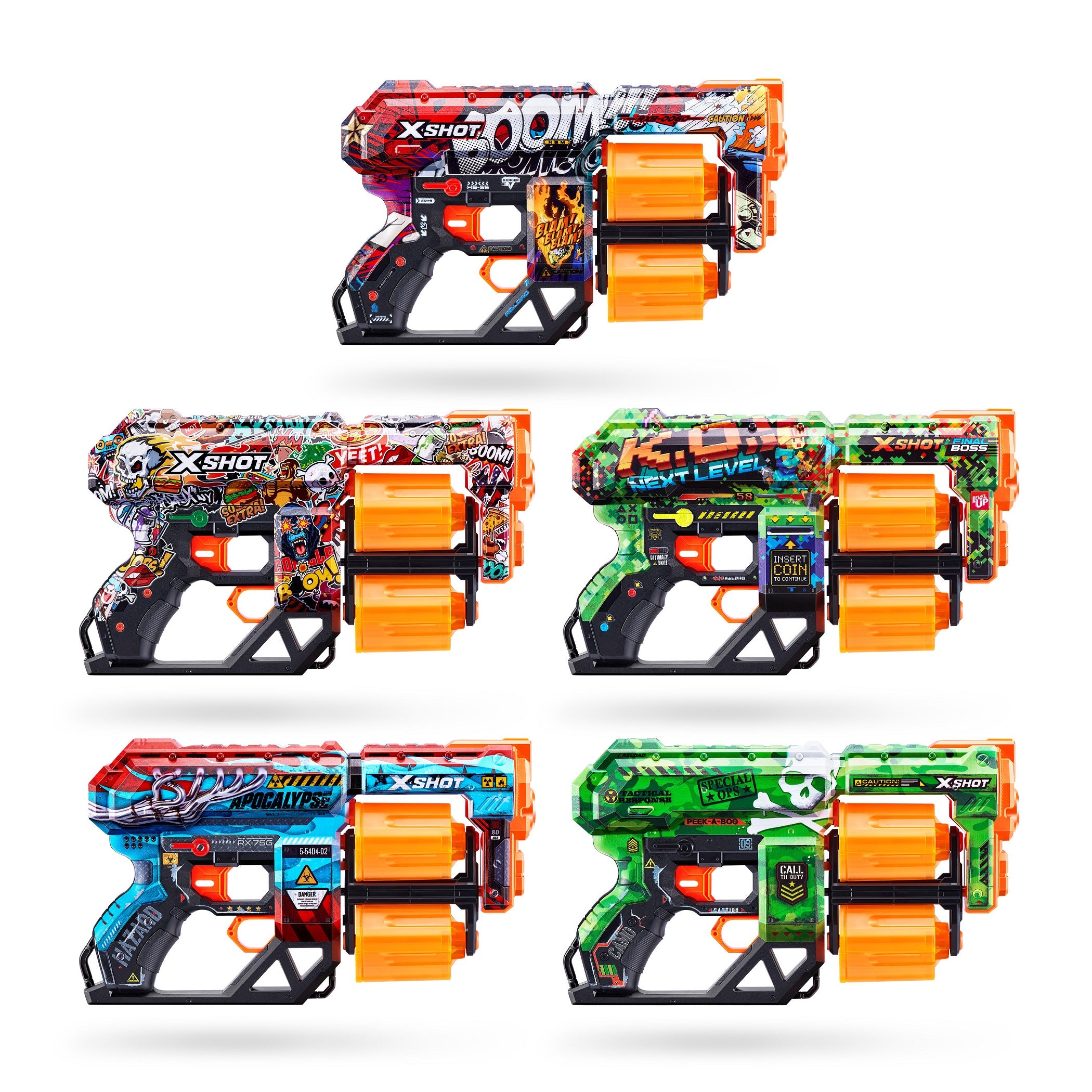 ZURU XSHOT Skins Dread Blaster Assorted Styles