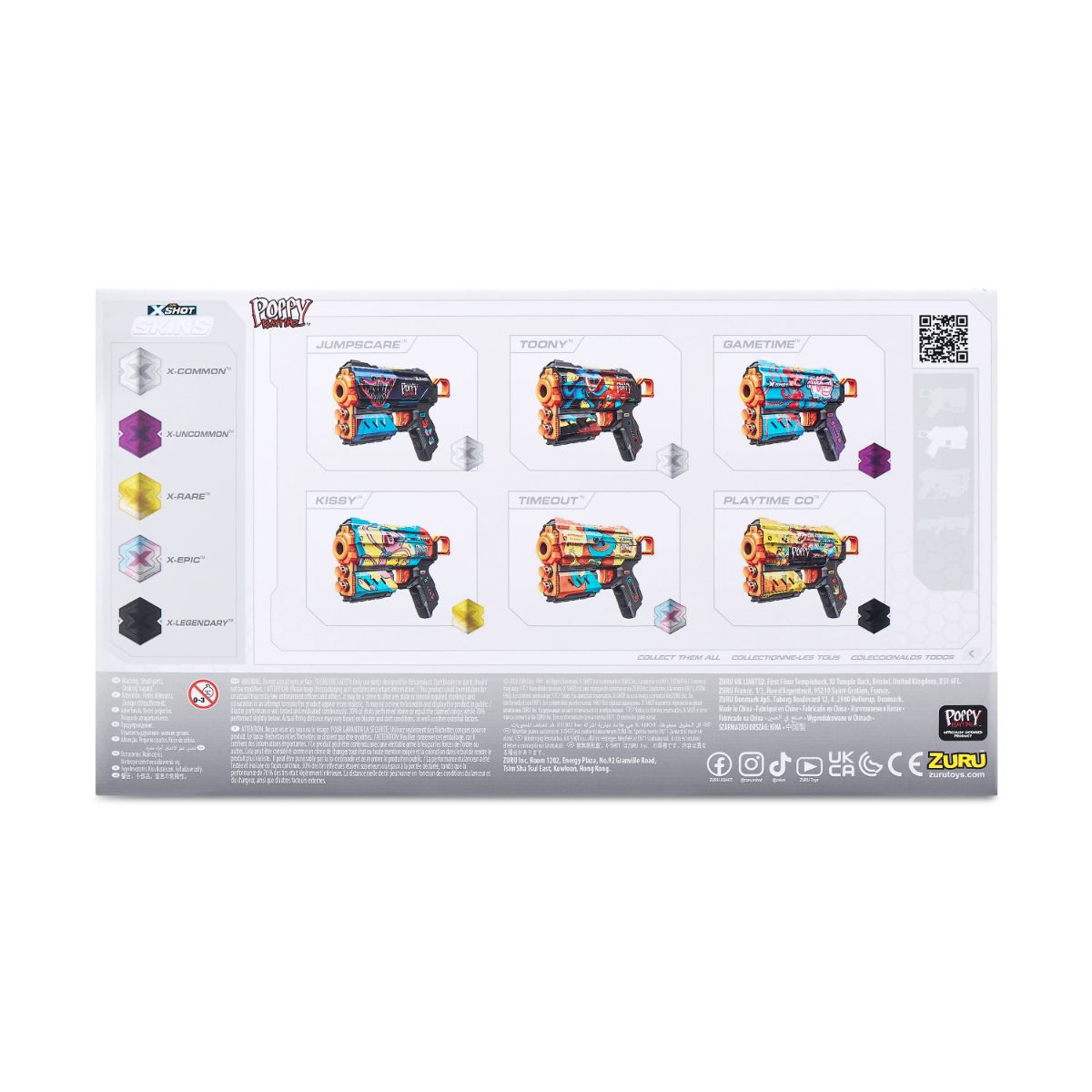 ZURU X Shot Skins Flux Poppy Playtime Gametime