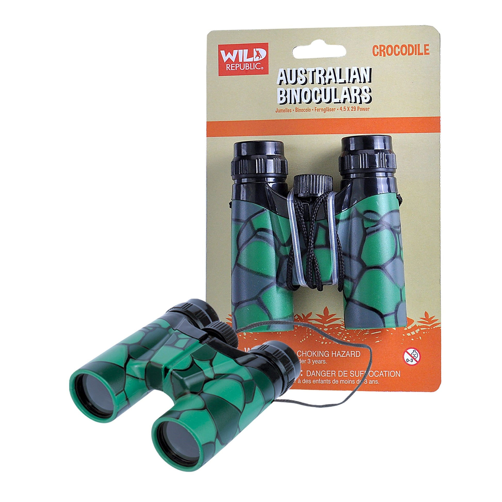 Wild Republic Binoculars Crocodile - Toyworld Australia