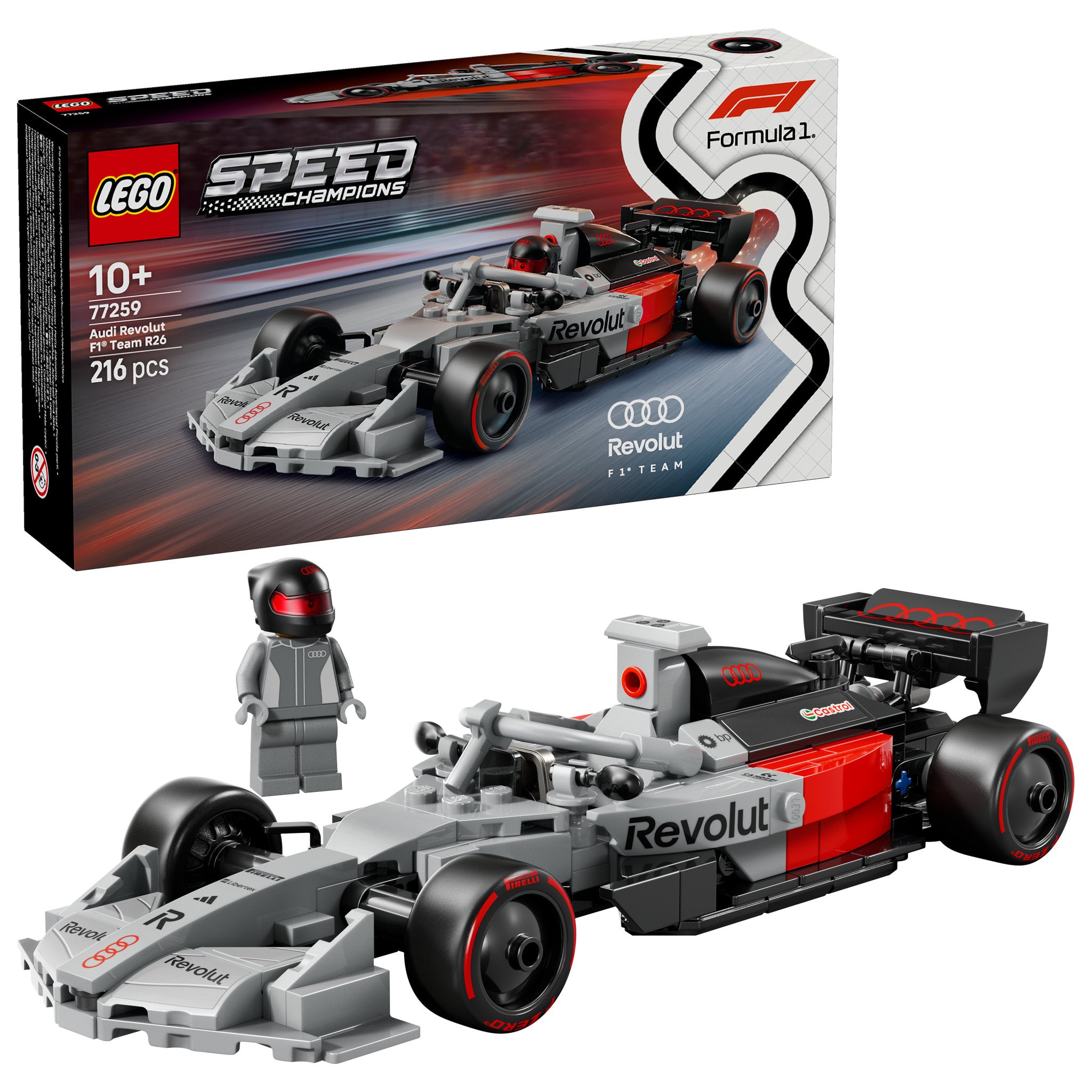 LEGO 77259 Speed Champions Audi Revolut F1 Team R26 Race Car