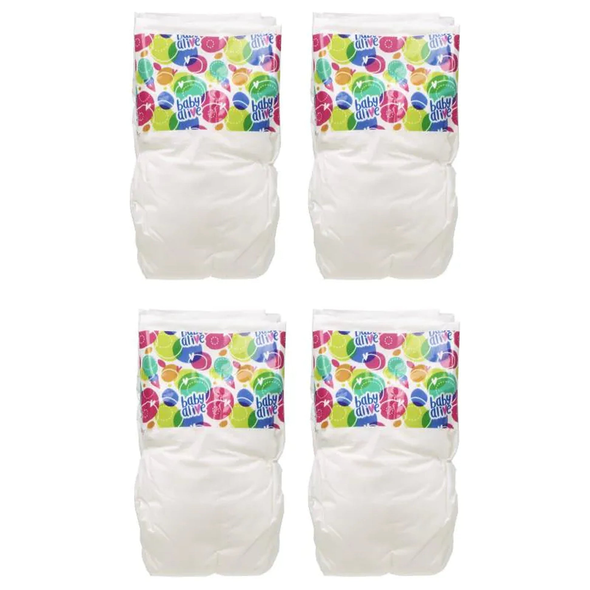 Baby Alive Doll Diapers 4 Pack - Toyworld Australia