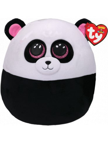 TY SQUISH A BOOS 14 INCH - BAMBOO BLACK AND WHITE PANDA