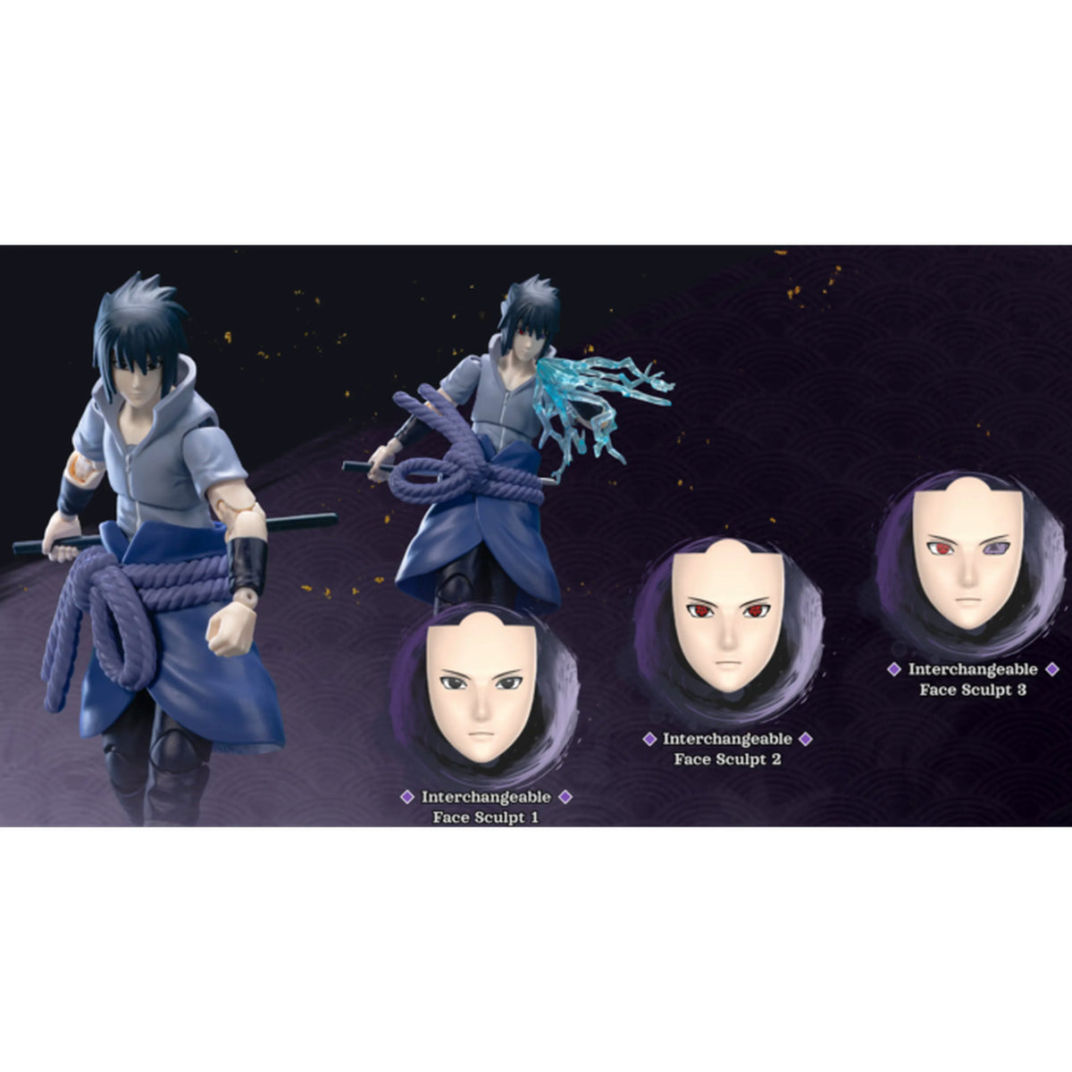 Blokees Naruto Shippuden Champion Class CC04 Model Kit - Sasuke Uchiha