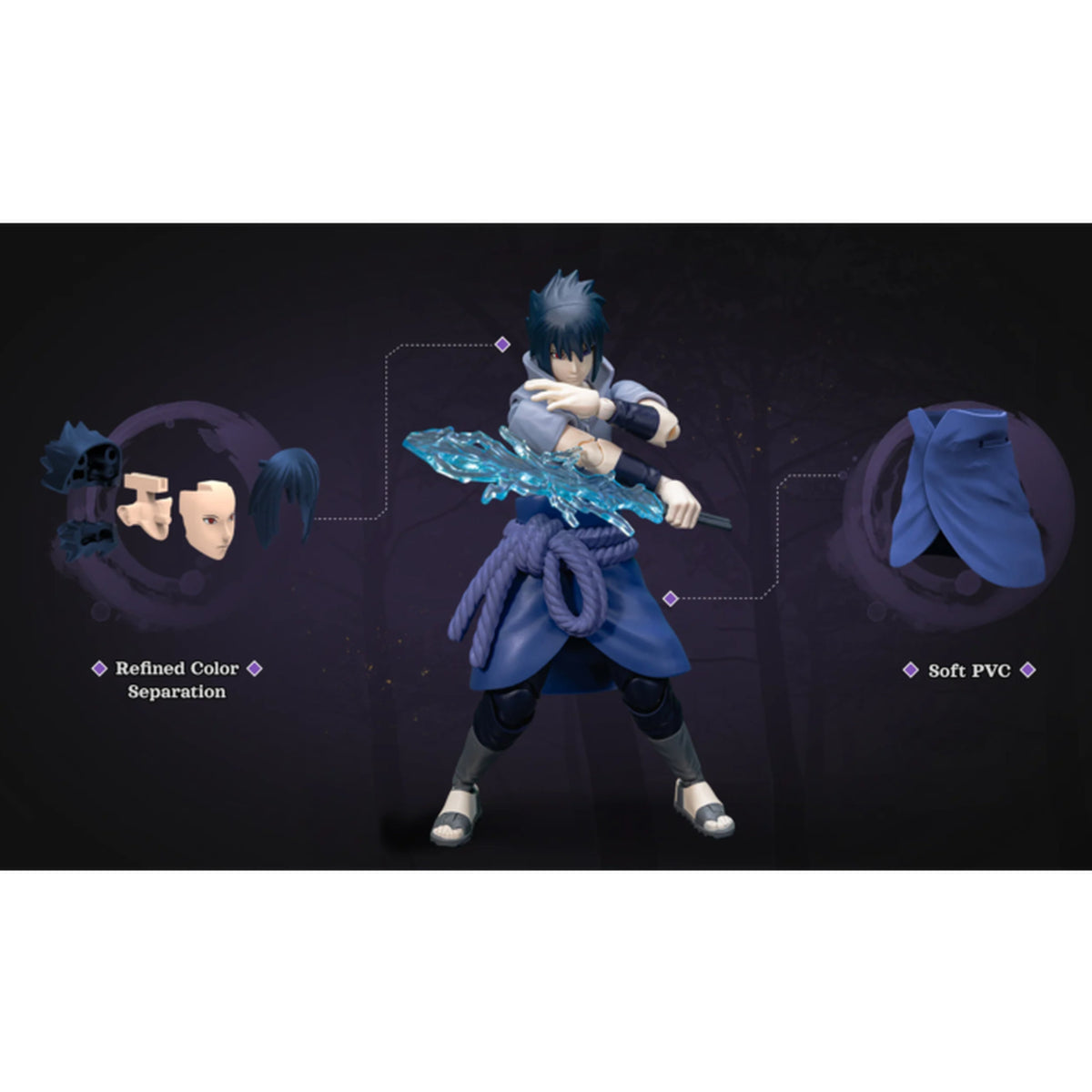 Blokees Naruto Shippuden Champion Class CC04 Model Kit - Sasuke Uchiha