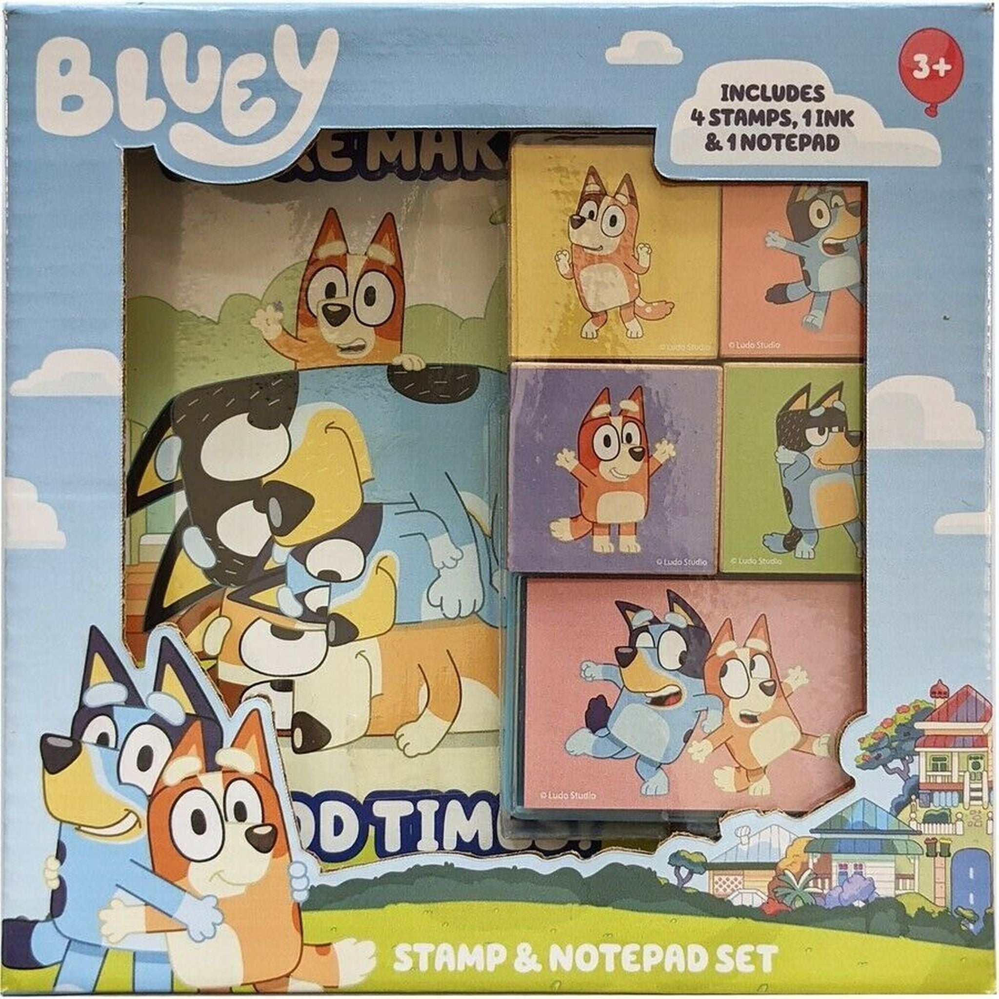 Bluey Stamp And Notepad Set – Toyworld Australia
