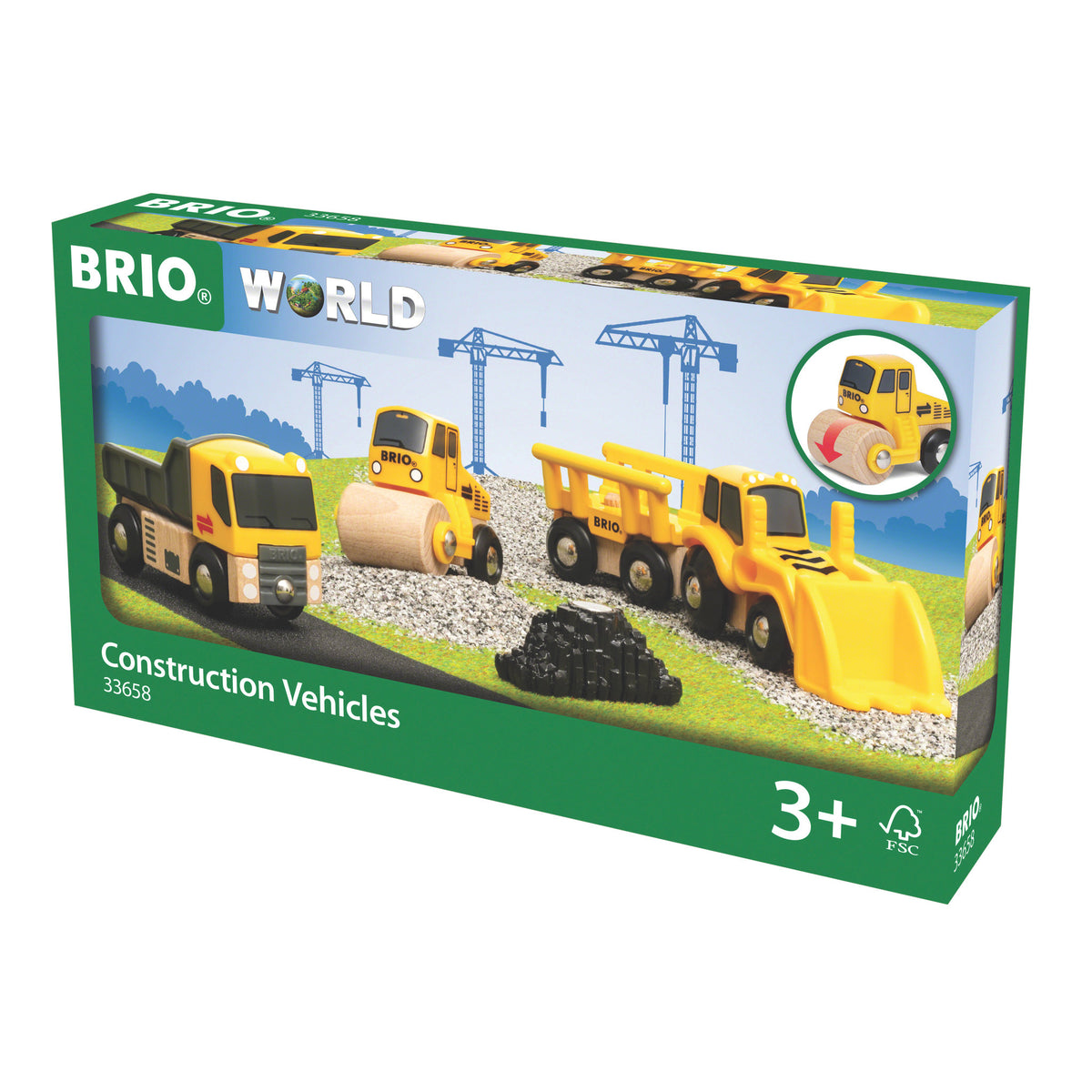 BRIO World Construction Vehicles 5 Pieces