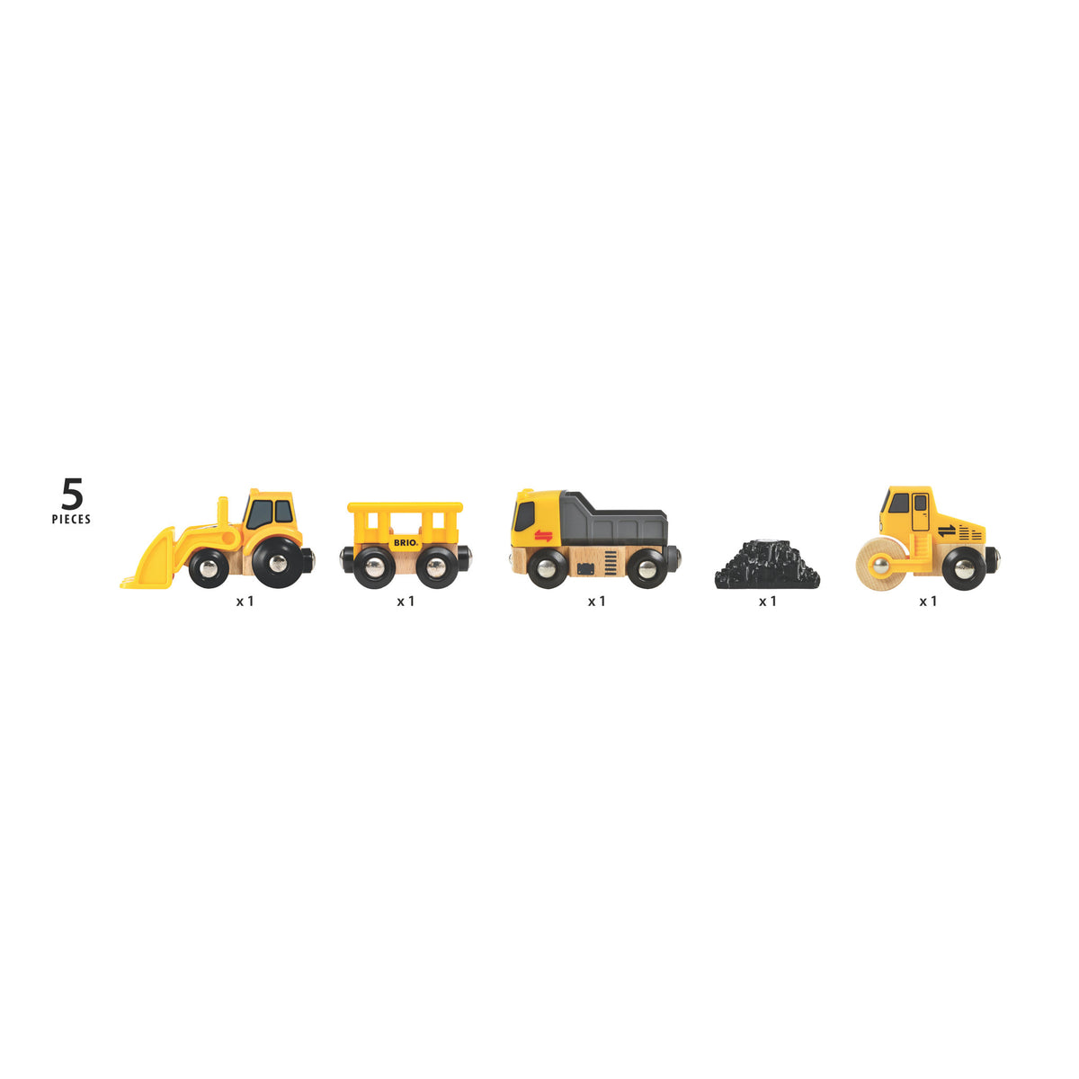 BRIO World Construction Vehicles 5 Pieces