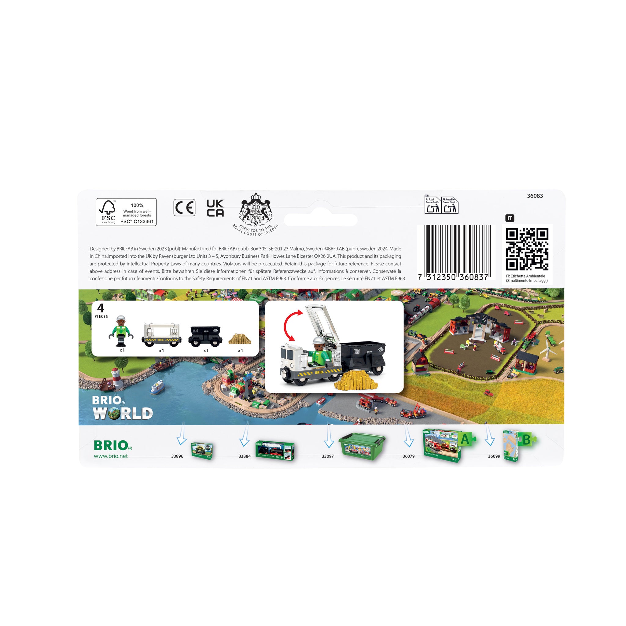BRIO World Special Edition Train 4 Pieces