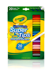 Crayola Super Tip Markers 20 Pack - Toyworld Australia