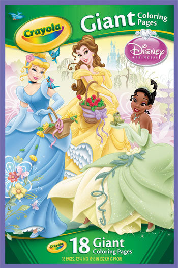CRAYOLA GIANT COLORING PAGES DISNEY PRINCESS