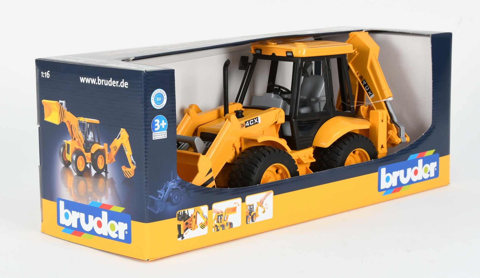 Bruder 1:16 Jcb 4Cx Backhoe Loader - Toyworld Aus