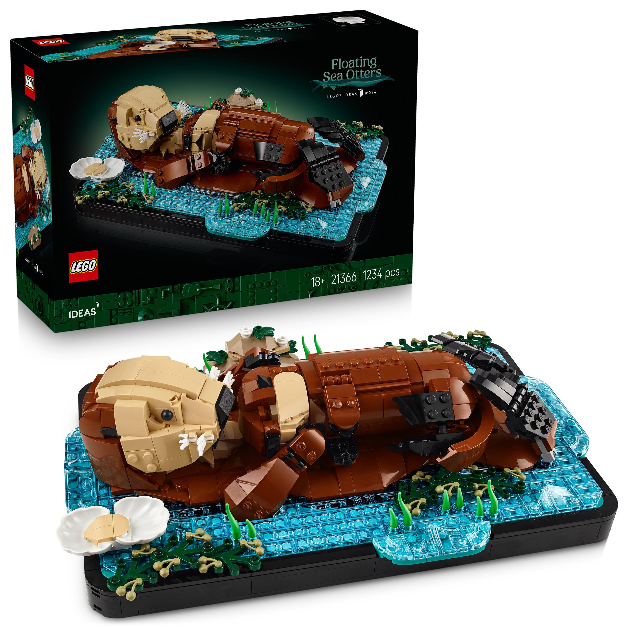 LEGO 21366 Ideas Floating Sea Otters