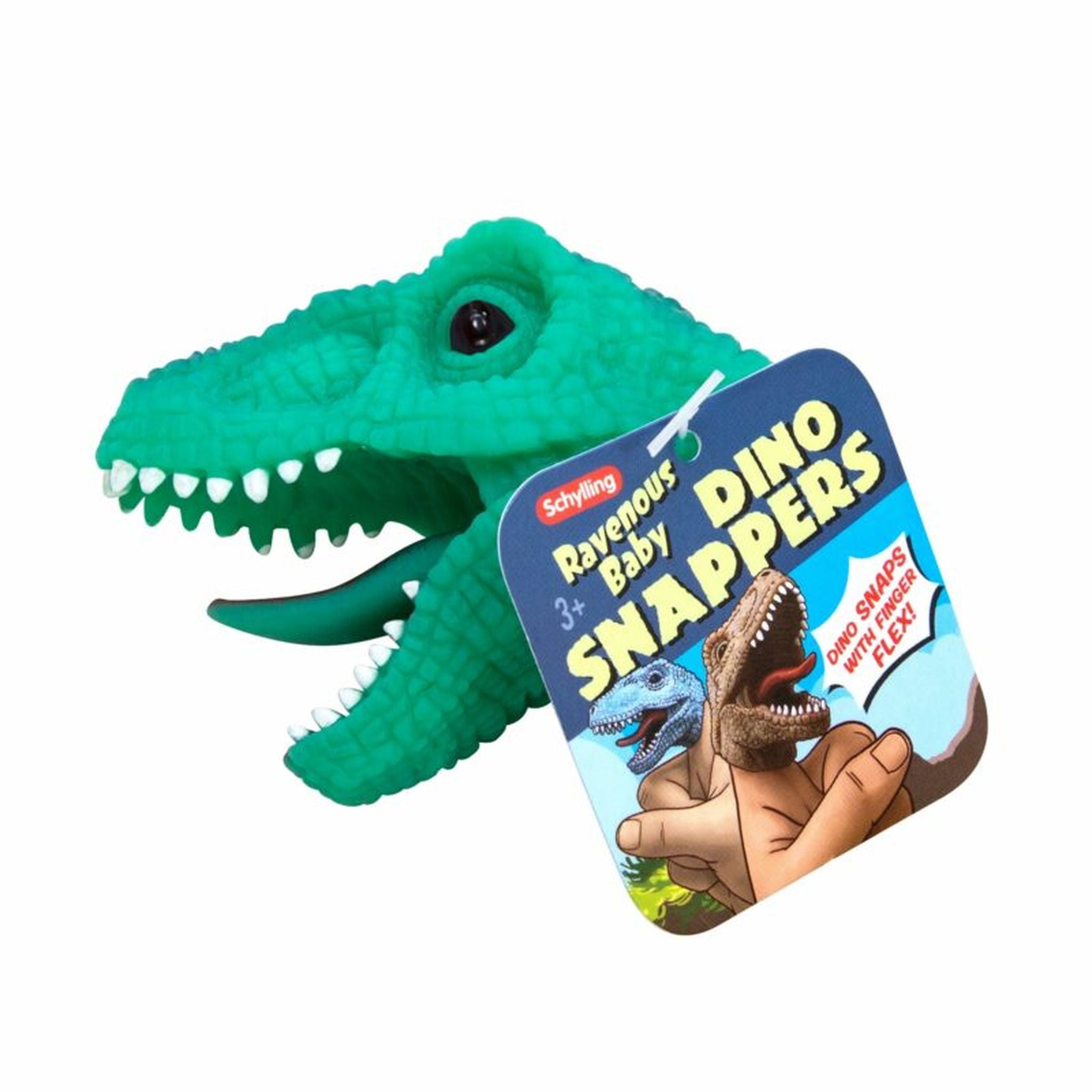 Schylling Ravenous Baby Dino Snappers Finger Puppets Assorted Styles