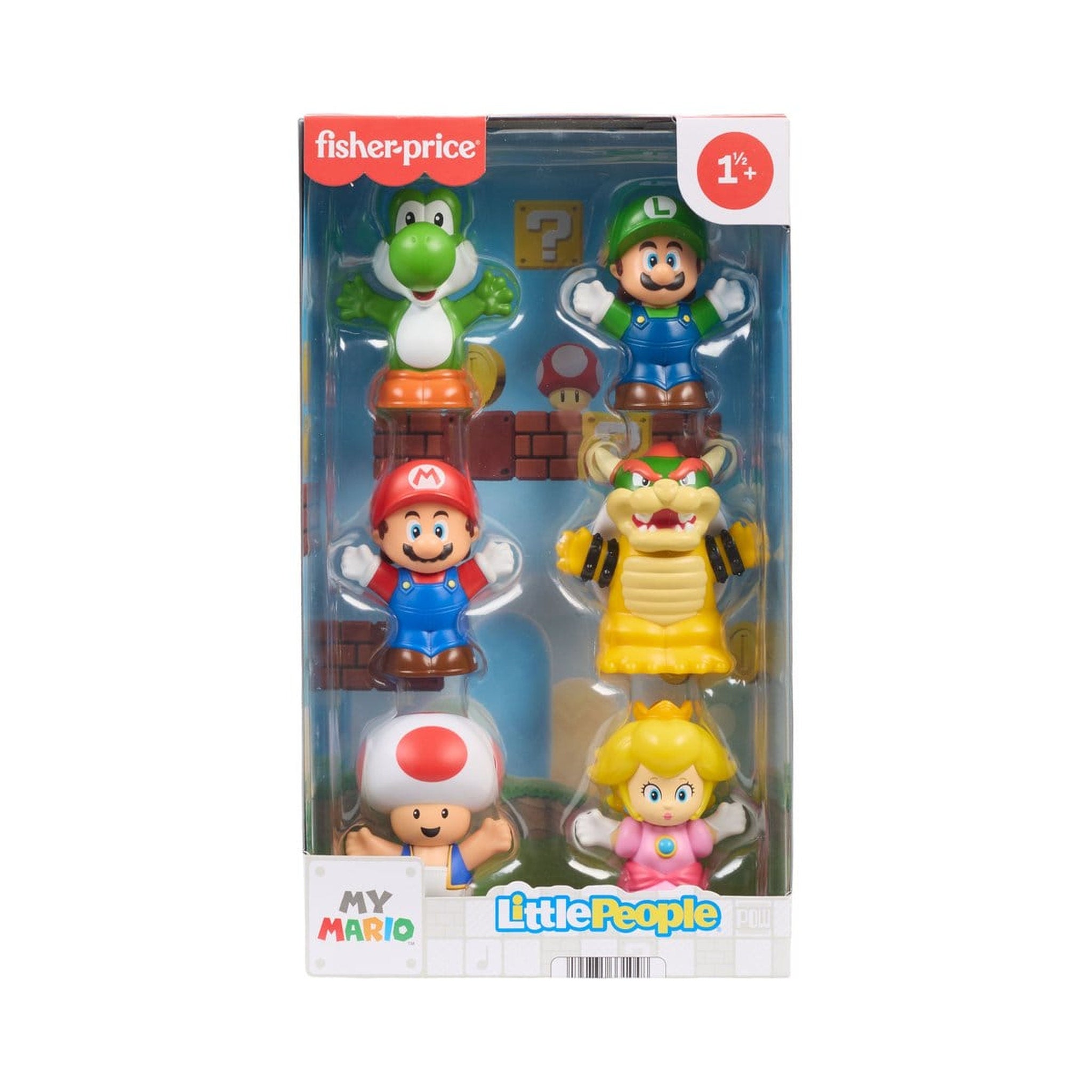 Fisher-Price Little People Super Mario World Figure 6 Pack