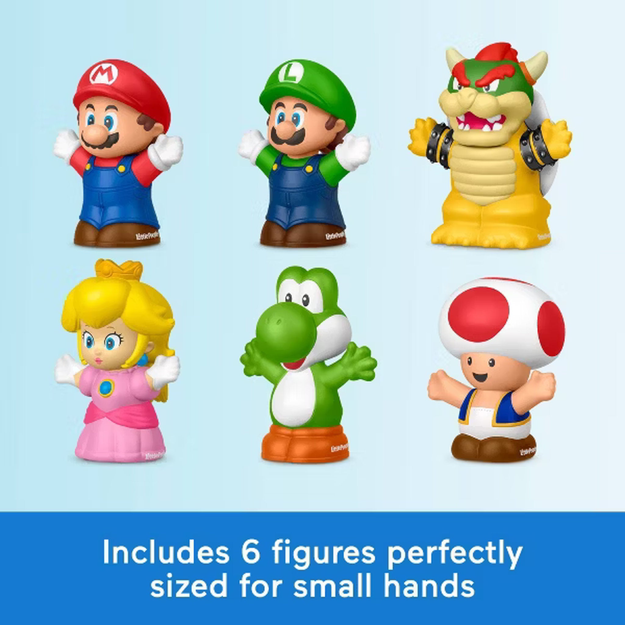 Fisher-Price Little People Super Mario World Figure 6 Pack