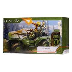 HALO DELUXE VEHICLE AND FIGURE WARTHOG WITH MASTERCHIEF