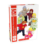 Hape Happy Family Of 6 - Caucasian - Toyworld Australia