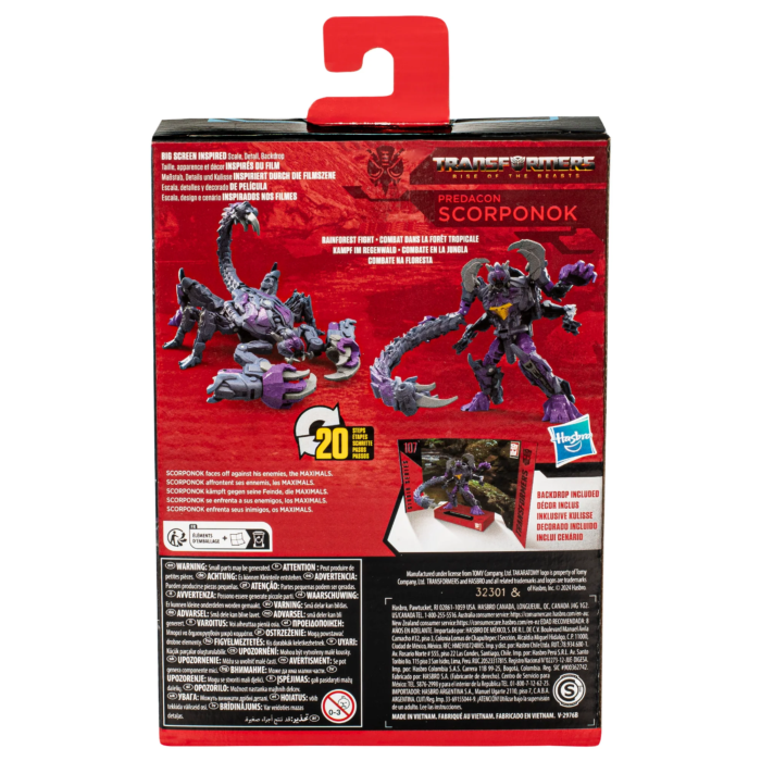 Transformers Studios Series Rise of the Beasts Scorponok Predacon