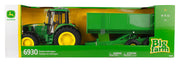 John Deere 1:16 Big Farm Lights & Sounds Tractor With Wagon