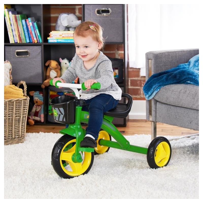 John Deere Steel Tricycle - Green