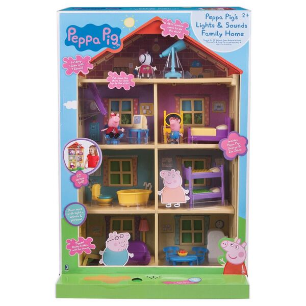 PEPPA PIG LIGHTS N SOUNDS FAMILY HOME