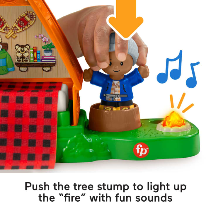 Pop Up Little Toys Fun Camping Toys Fisher-Price Little People - Main Image
