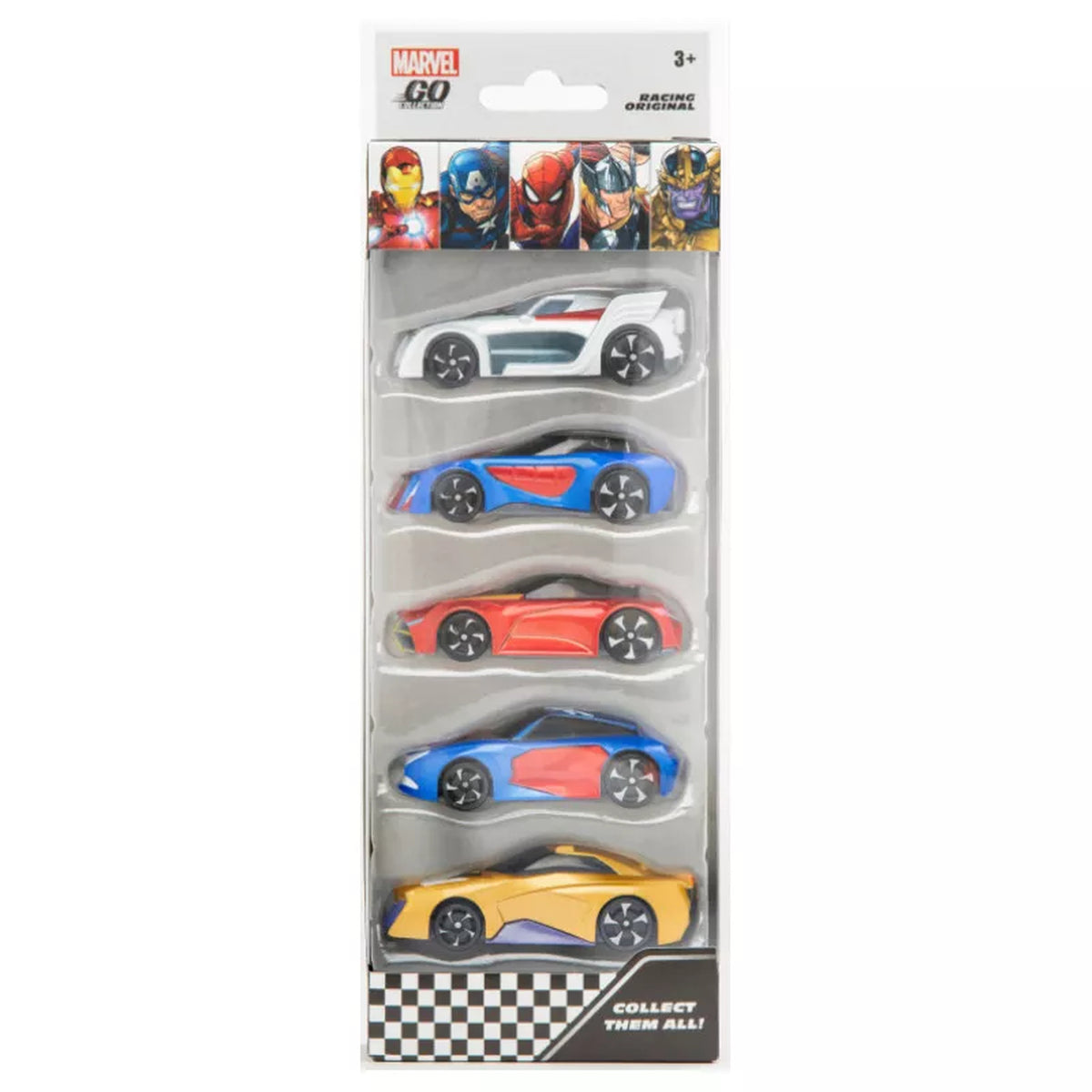 Marvel Go Racing Collection 1:64 Die-Cast 5 Pack