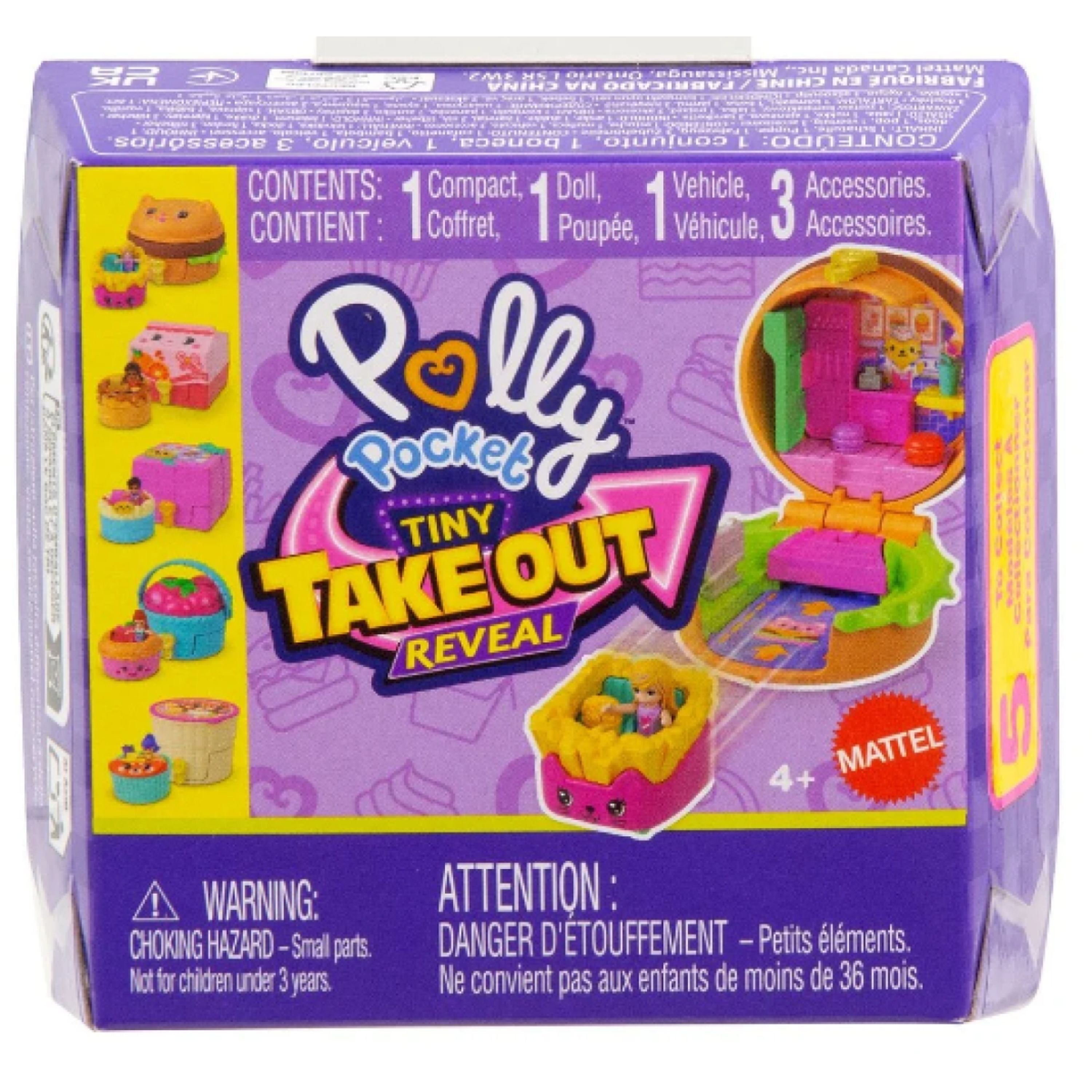Polly Pocket Tiny Take Out Reveal Compact Playset Assorted Styles