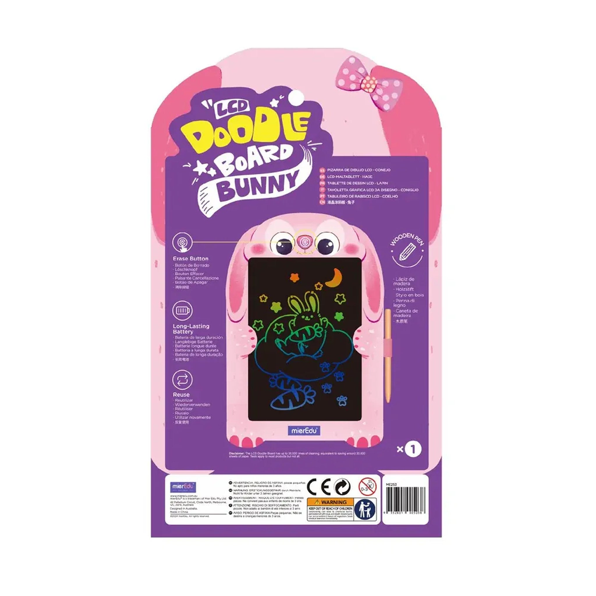 mierEdu LCD Bunny Doodle Board