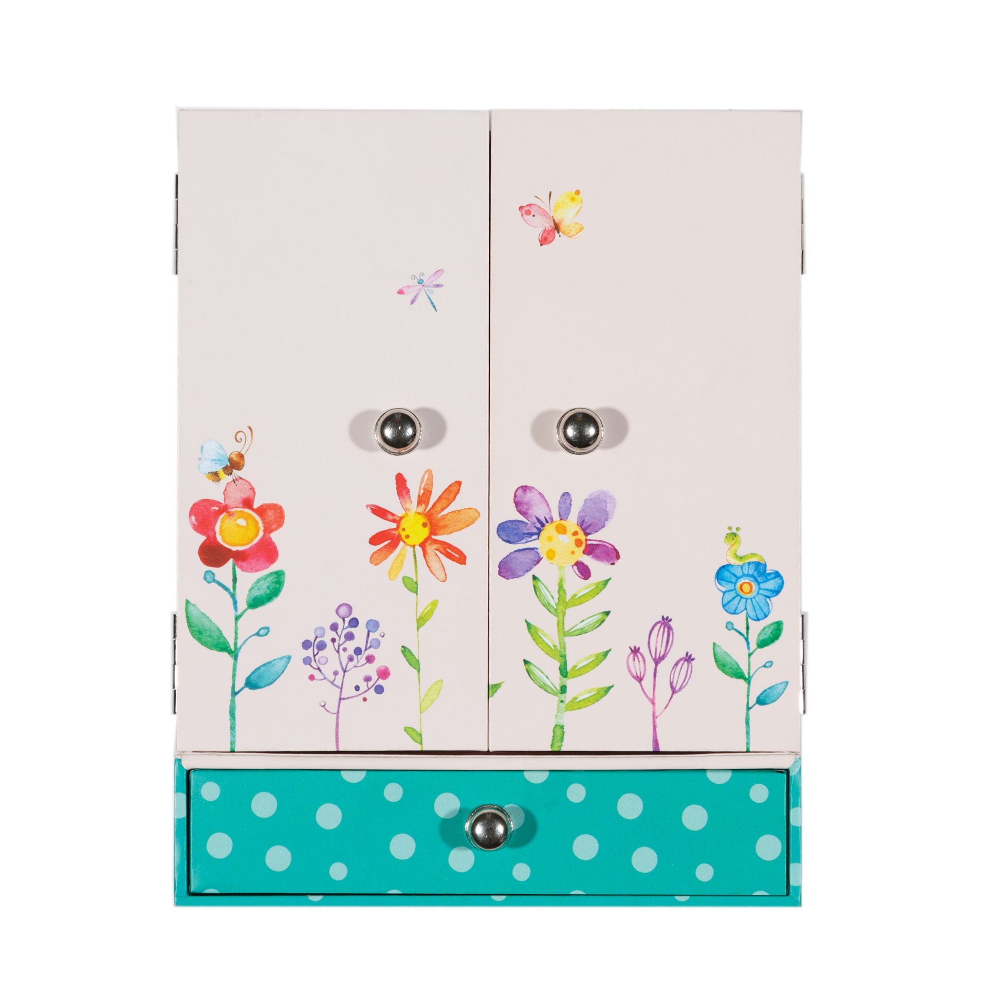 Music Box With Wardrobe - Floral Flower Fairy